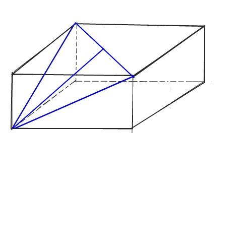 Решить, надо. боковая поверхность правильной четырехугольной призмы имеет площадь 16 дм2. диагональ