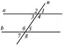 .(Разность двух односторонних углов при пересечении двух параллельных секущей равна 50 градусам. най
