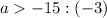 a{-15:(-3)}