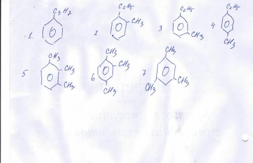 Сколько изомерных гомологов бензола может отвечать формуле c9h12? напишите структурные формулы изоме