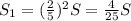 S_1=(\frac25)^2 S=\frac4{25} S