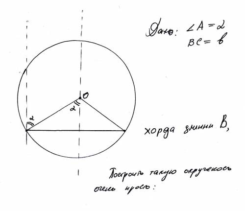 Постройте треугольник авс по углу а и стороне вс, если известно что ав : ас = 2 : 1