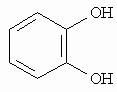 Структурные формулы 1,2-дигидроксибензол и 2-этилфенол