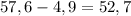 Решите уравнения! )) 8х-4,9=52,7 (х+14,22): 6=3,07 )