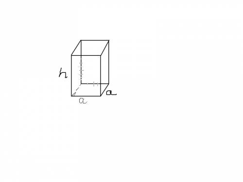 Площадь полной поверхности правильной четырехугольной призмы равна 210,а боковая поверхность 160.как