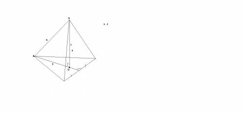Радиус окружности, описанной около основания правильной треугольной пирамиды равен 3. боковое ребро 