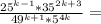 \frac{25^{k-1}*35^{2k+3}}{49^{k+1}*5^{4k}} = 