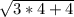 \sqrt{3*4+4}