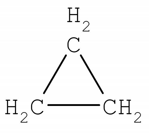 Составить формулы а)циклопропан б)3,3,4,4-тетраметилгептан в)3-этилциклопентан