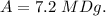 A=7.2\ MDg.