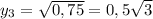 y_3=\sqrt{0,75}=0,5\sqrt{3}