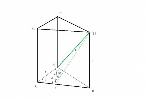Основанием прямой призмы abcda1b1c1d1 служит прямоугольный треугольник abc (