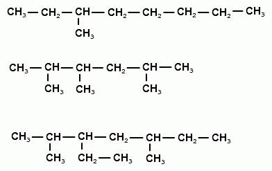 :) по названиям веществ составьте их структурные формулы: а) 3-метилоктан; б) 2,3,5-триметилгексан; 