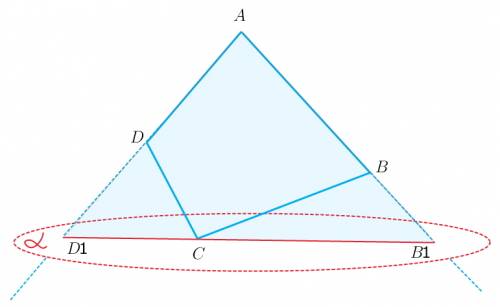 «вершина с плоского четырёхугольника авсд лежит в плоскости альфа, а точки а,в,д не лежат в этой пло