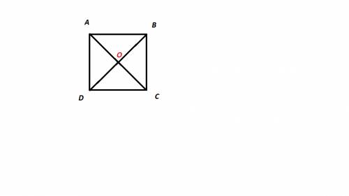 Две соседние вершины и точка пересечения диагоналей квадрата лежат в пл-ти α. доказать, что две друг