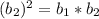 (b_2)^2=b_1*b_2