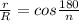 \frac{r}{R} = cos \frac{180}{n}