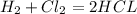 H_2+Cl_2=2HCL