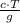 \frac {c\cdot T}{g}