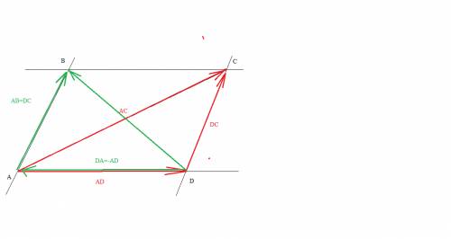 Дан параллелограм авсд , разложите векторы ас и дв по векторам ад и дс