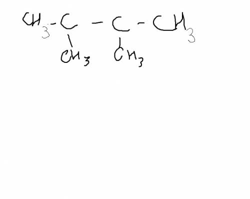 Напишите полуструктурную формулу вещества 2,3-диметилбутан