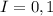 I=0,1