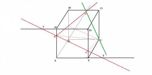1. три прямые, проходящие через точку м, пересекают четвертую прямую в точках а,в,с соответственно. 