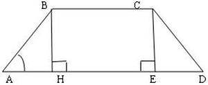 Решенная меньшее основание вс равнобокой трапеции abcd равно 15 см.большее ее основание 25 см.бокова