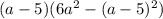 (a-5)(6a^2-(a-5)^2)