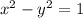 x^2-y^2=1