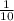  \frac{1}{10} 