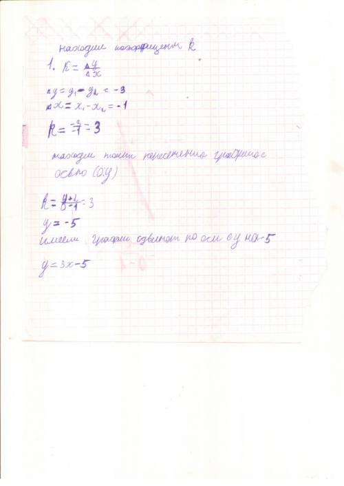 Составьте уравнение прямой ав, если а(1; -2), в ( 2; 1) с полным пояснением и т.д. просто решение не