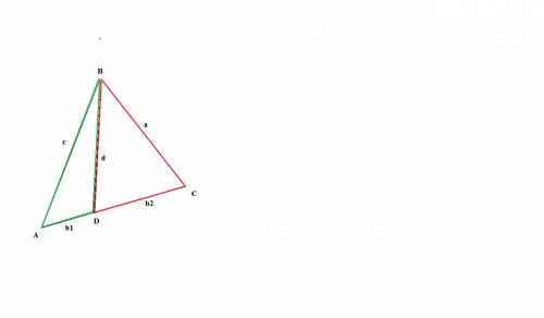 Треугольник авс , периметр которого равен 24 см,, периметр треугольника авd -12 см,, периметр треуго