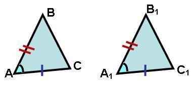 Понять 3 признака подобия треугольников.завтра самостоятельная..
