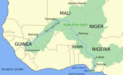 Составить описание реки протекающей в африке нигер по плану: 1.в какой части материка протекает 2.гд