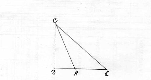 Периметр треугольника авс меньше 35, его высота bd=12 см, ad=5 см и cd=9 см. найти стороны треугольн