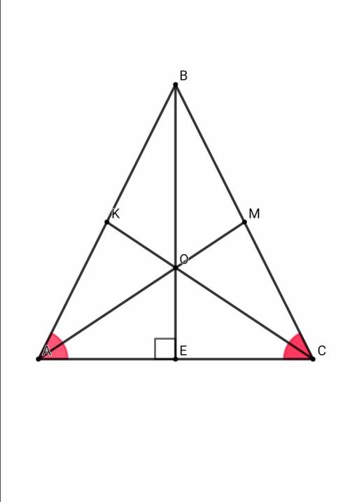 Втреугольнике abc,ab=bc.медианы треугольника пересекаются в точке o,oa=5 ob=6.найдите площадь треуго