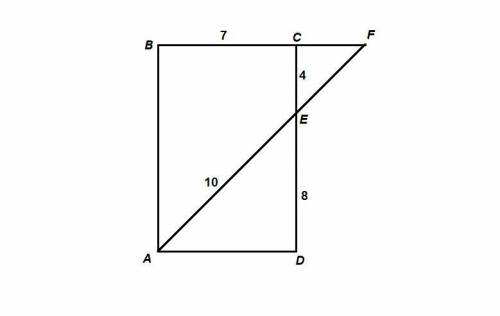 На строне сд параллелограмма авсд отмечена точка е. прямые ае и вс пересекаются в точке f. найти еf