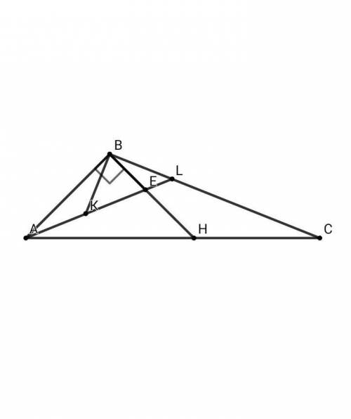 Втреугольнике abc на стороне bc выбрана такая l, что ∠bal=24∘. на отрезке all выбрана такая точка e,