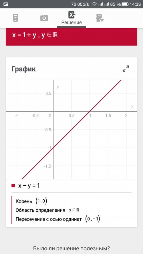 Построить график функции (с точками) 3x+y=3 и x-y=1