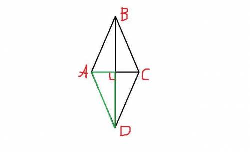 Площадь ромба abcd=768, dm-медиана треугольника авd, md=bd =20.найдите ad ​