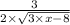 \frac{3}{2 \times \sqrt{3 \times x - 8 } }