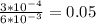 \frac{3*10^{-4}}{6*10^{-3}}=0.05