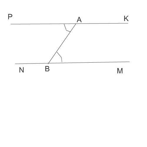 Рямая ав пересекает параллельные прямые pk и mn. сумма углов pab и mba равна 116 градусов .какие из 