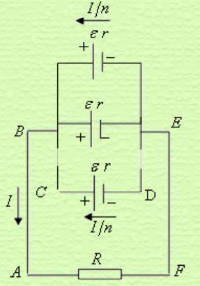 Батарея состоит из трех параллельно соединенных источников тока с эдс ε = 12 в и с внутренним сопрот