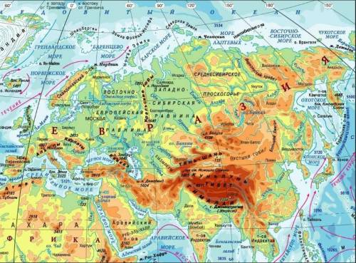 Обязательно) напишите какие реки евразии в бассейны северно-ледовитого океана,тихого,индийского и ат