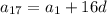 a_{17}=a_1+16d