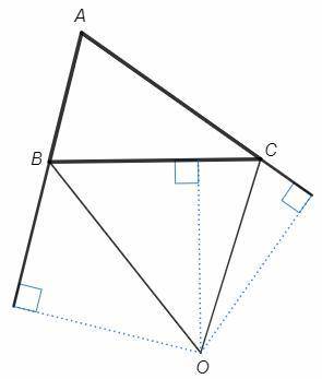 Докажите что точка пересечения внешних углов треугольника равноудалена от прямых содержащих стороны