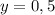 y=0,5