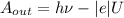 A_{out} = h \nu - |e|U